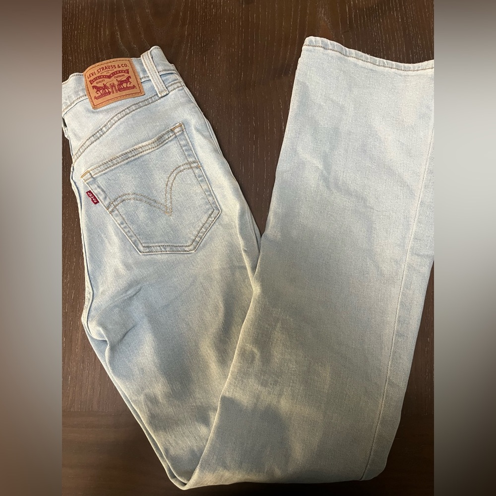 Levi's Light Blue Ribcage Boot Women's Jeans